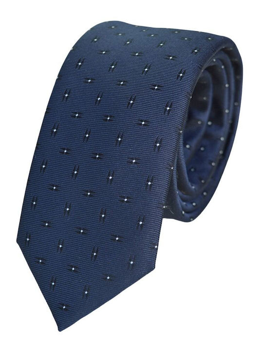 Hugo Men's Tie Silk in Blue Color