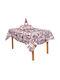 Viopros Christmas Tablecloth Fabric Multicolour L140xW180cm.