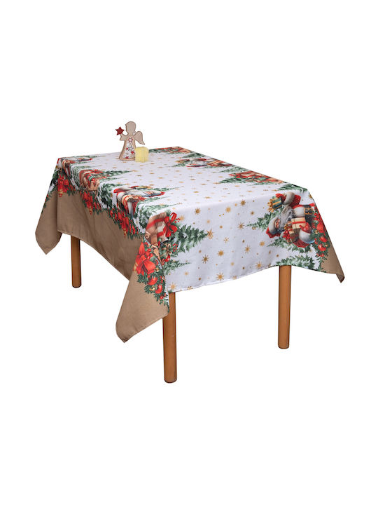 Viopros Christmas Tablecloth Fabric L140xW220cm.