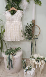 Baptism Set Theme Flowers Greenery