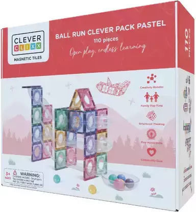 Cleverclixx Magnetisches Bau- und Konstruktionsspielzeug Für Kinder Ab 3 Jahren