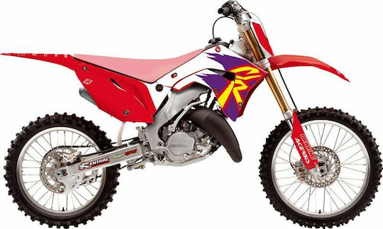 Blackbird Racing Sticker Set 2147aa Honda Cr 250 R 02-07 Honda Cr 125 R 02-07 Purple-Red-White