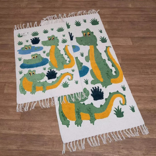 Viopros Παιδικό Χαλί Λευκό 70x140cm