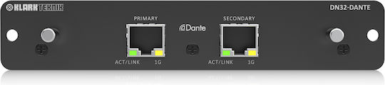 Klark Teknik Dn32-dante Audinate Dante разширителен модул до 32 двупосочни канала