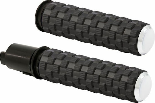 Arlen Ness Lenkergriff 25,4mm Air Trax Throttle-by-wire 500-067 Silber Chrom
