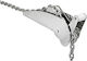 Doppelrolle Wal Inox L400xB70mm