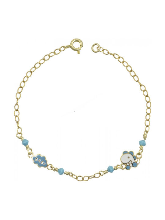 Kontopoulos Kids Bracelet from Gold 9K