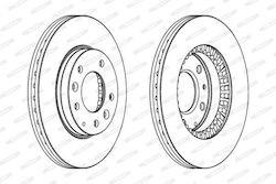 Ferodo Premier Ddf1278c Brake Disc Trk-ddf1278c