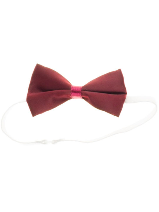 AZ Kids' Fabric Bow Tie Red