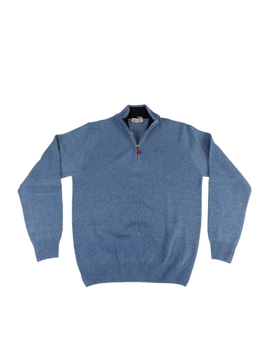 Langarm-Pullover Sky Blue
