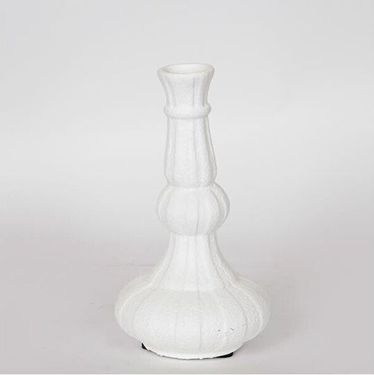 Σετ Βάζα Κεραμικά Λευκά Φ13xΥ23.5cm 2τμχ