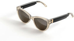 Fauna Fabula Sunglasses Beige with Acetate Frame & Brown Lens Fauna Fabula Sunglasses Beige with Acetate Frame & Brown Lens