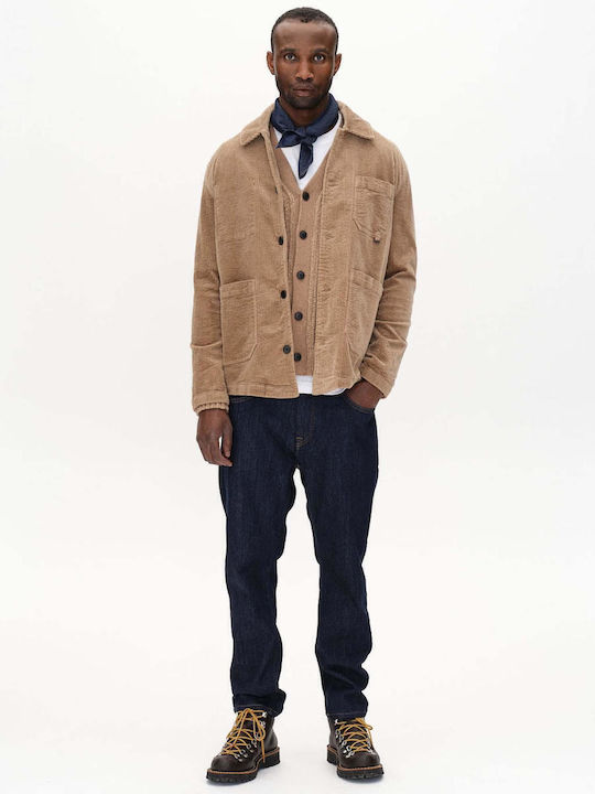 Μακρυμάνικo Κοτλέ Overshirt Καφέ