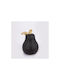 Set of Decorative Pears made of Ceramic Material 11.5x10.5x15cm 2pcs