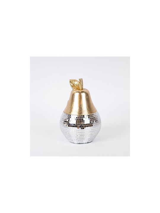 Decorativ Pere din Metal 13x13x19cm 1buc Decorativ Pere din Metal 13x13x19cm 1buc