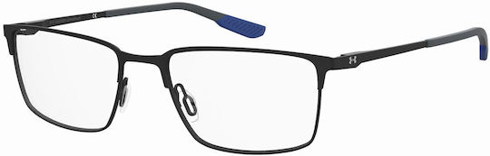 Under Armour Men's Metal Prescription Eyeglass Frame Black
