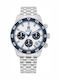 Tommy Hilfiger Lance Men's Watch 41mm Chronograph Battery with Silver Metal Bracelet