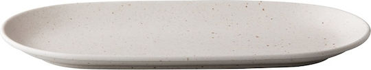 Authentic Чиния Плитко Овални Бял 30x15см