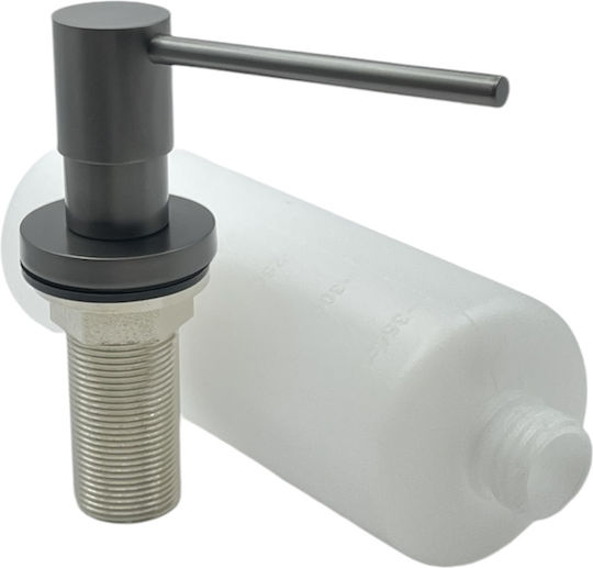 Naron Εντοιχιζόμενο Dispenser Κουζίνας Μεταλλικό Γκρι 350ml