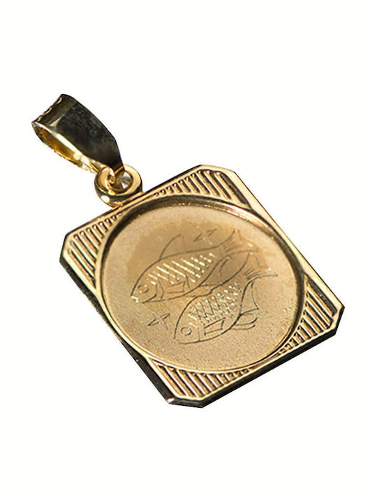 Tasoulis Jewellery Collection Charm Ζώδιο από Χρυσό 14Κ
