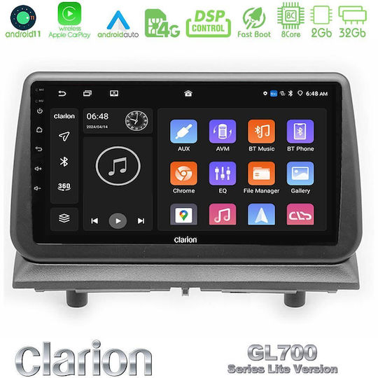 Clarion Автомобилна Аудио Система Dodge Nitro 2007-2011 (Bluetooth/USB/Wi-Fi/GPS/Apple CarPlay/Android Auto) с Touch Screen 9"