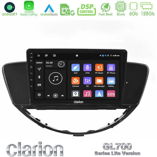 Clarion Ηχοσύστημα Αυτοκινήτου για Subaru Tribeca 2007-2014 (Bluetooth/USB/WiFi/GPS/Apple-Carplay/Android-Auto) με Οθόνη Αφής 9"