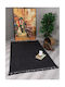 United Carpet Cordoba Αντιολισθητικό Χαλί Διάδρομος Γούνινο με Κρόσια Ανθρακί 80x150cm