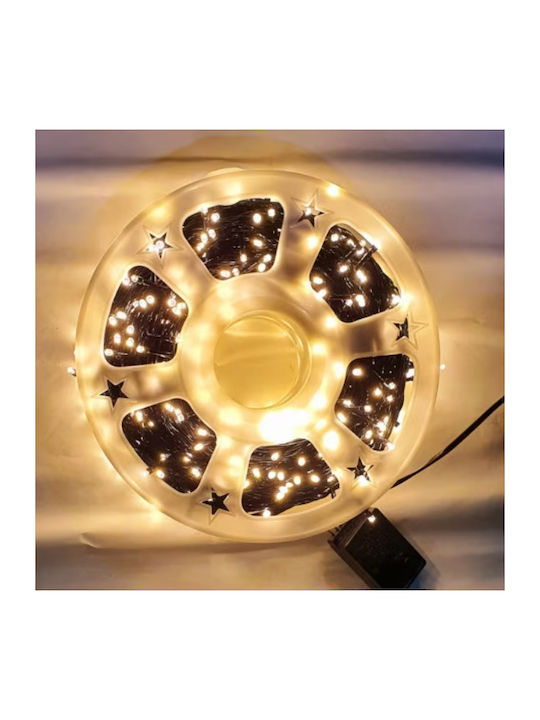 Λαμπάκια LED 100μ. Θερμό Λευκό σε Σειρά