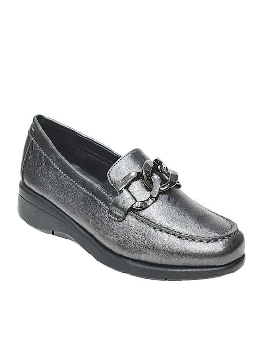 Women's Moccasins in Gray Color