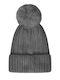 Beanie Beanie Knitted in Gray color