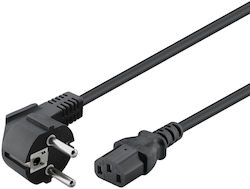 Wentronic Schuko - IEC C13 Cable 2.5m Μαύρο
