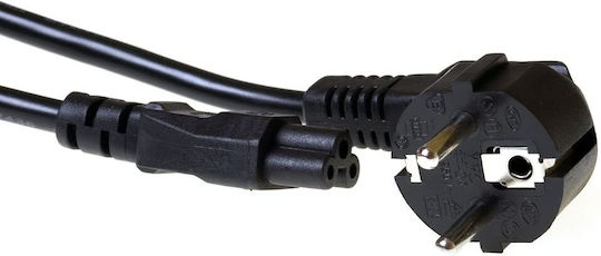 Act Schuko - IEC C5 Cable 1.99m Μαύρο