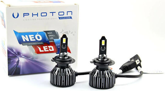 Photon Λάμπες Αυτοκινήτου H7 LED 6000K Ψυχρό Λευκό 12-24V 2τμχ