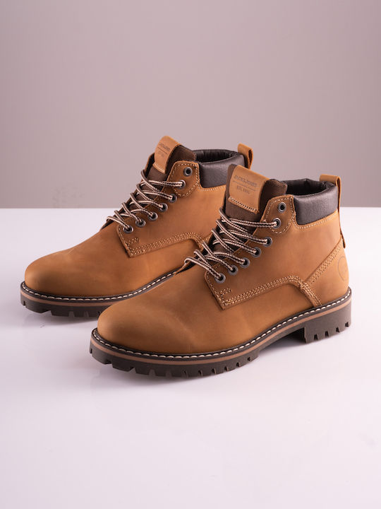 Jack & Jones Tabac Brown Men's Boots