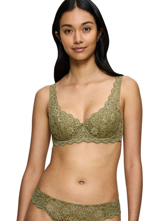 Triumph Damen Balconette Olive Σουτιέν mit leic...