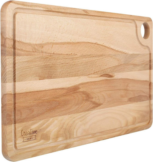 Creative Home Large Wooden Cutting Board Meat 42 X 24.5 X 1.5 Cm Cutting Board Groove