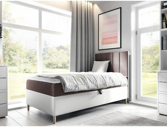 Bed Single Storage Space & Mattress 80x200cm Purple Bed Single Storage Space & Mattress 80x200cm Purple