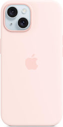 Apple Silicone Case With Magsafe Розов (iPhone 15) Apple Silicone Case With Magsafe Розов (iPhone 15)