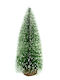 Christmas Decorative Snowy Plastic Tree 30cm Green