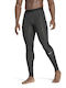 Reebok Workout Ready Ανδρικό Ισοθερμικό Παντελόνι Compression Μαύρο