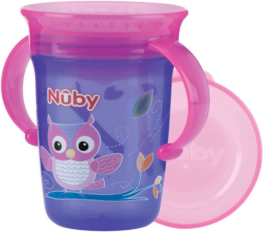 Nuby Baby Cup made of Plastic Lilac 240ml for 6m+m+