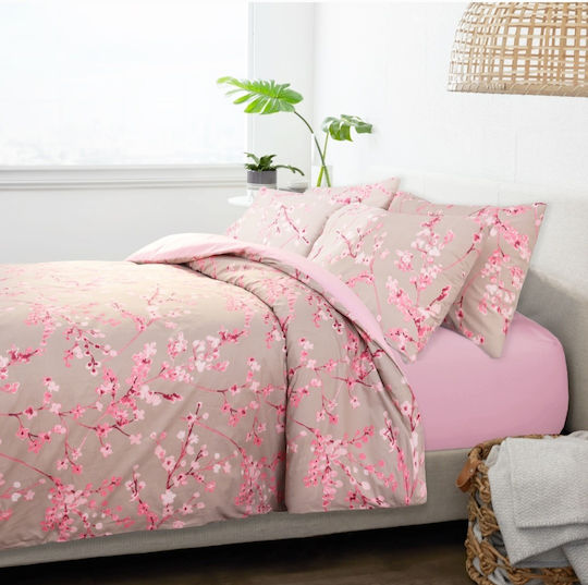 Homeline Single Quilt 160x230cm 3193 Pink 350 GSM