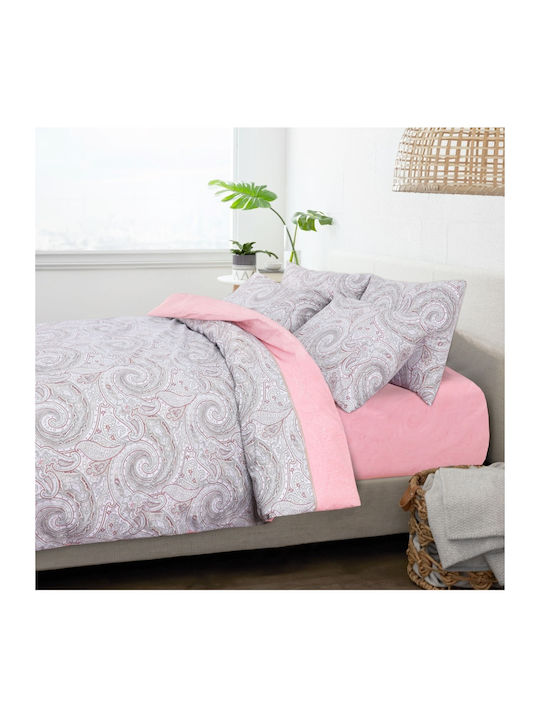 Homeline Bettdecke Einzelbett 160x230cm 3190 Pink 2Stück 350 GSMGsm