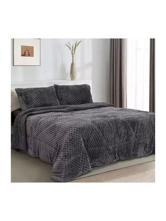Lino Home Duvet Cover Set Queen 220x240cm Valar...