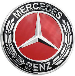 Radnabenkappen Mercedes Benz mit Innendurchmesser 73mm Schwarz 1Stück