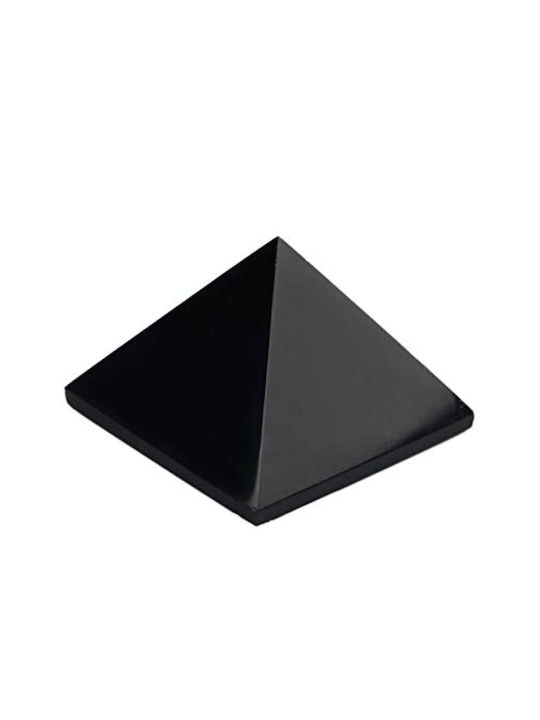 Piramidă de Turmalină Neagră Naturală ±2.5x3cm