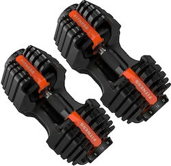 Adjustable Dumbbell Set 2x12kg