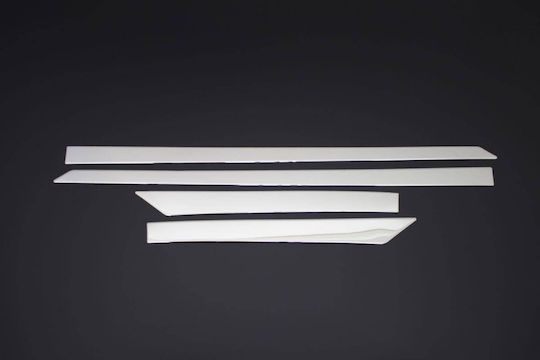 Ornamente din oțel inoxidabil praguri laterale compatibile cu Nissan Qashqai I 2007-2014