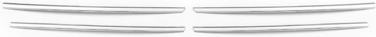 Set 4 Stainless Steel Front Grille Ornaments Vw Transporter T6 2020 Onwards