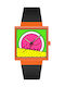 Swatch Swatch Women's Watch with Black Rubber Strap